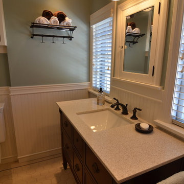 Beautiful update to a traditional bathroom