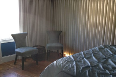 ポートランド(メイン)にあるインダストリアルスタイルのおしゃれな寝室