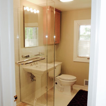 Before And After Transformation For Dearborn, Michigan Bathroom