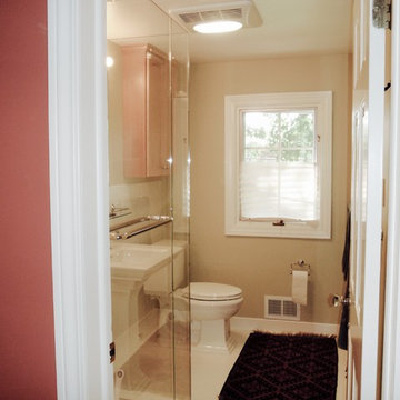 Before And After Transformation For Dearborn, Michigan Bathroom