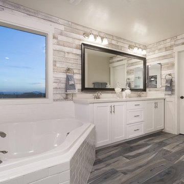 Bellago Homes Interiors - Master Bath with Centennial Woods' Sundance Reclaimed