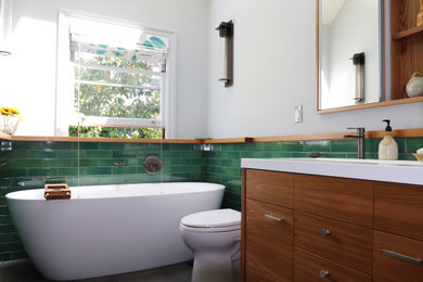Inspiration for a modern bathroom remodel in San Francisco