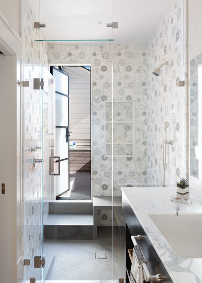 Transitional Bathroom by Gast Architects