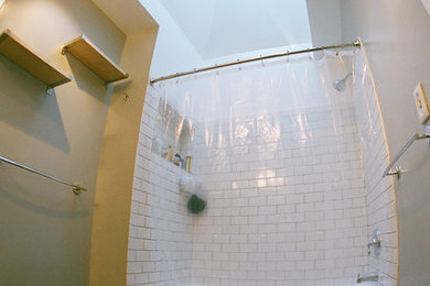 Mid-sized trendy bathroom photo in Portland