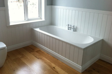 Inspiration for a contemporary bathroom in West Midlands.