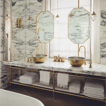 Bespoke Bathroom Washstand & Mirror