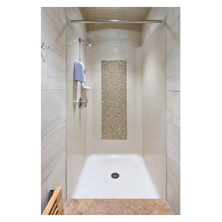 Bestbath commercial shower alcove shower ada shower faux tile shower -  Bathroom - by Bestbath | Houzz