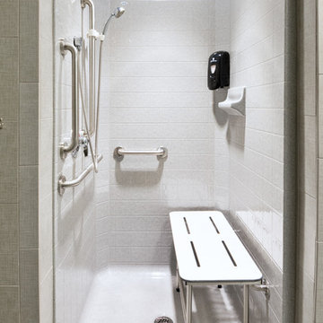Bestbath commercial shower  walk in shower roll in shower ada shower