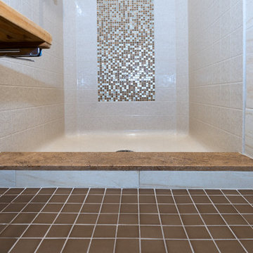 Bestbath commercial showers low threshold shower faux tile shower