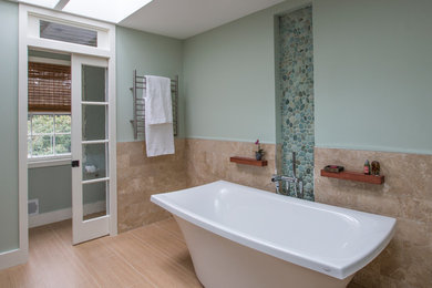 Inspiration for a mid-sized coastal bathroom remodel in DC Metro