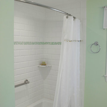 Curved Shower Rods Photos Ideas Houzz, 90 Degree Curved Shower Curtain Rod