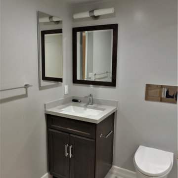 Beverly Hills Transitional Guest Bathroom