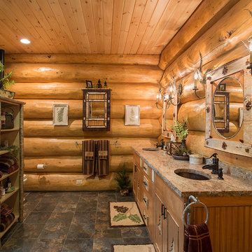 Big Moose, New York Log Home