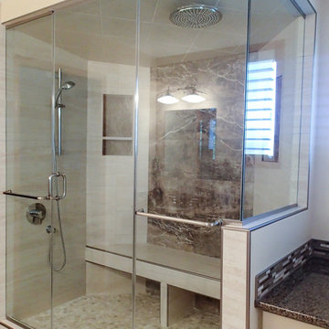 Birkholtz Residence - Bathroom Reno, Granite, Shower, Tile