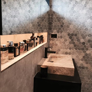 75+ Industrial Badezimmer mit Zementfliesen Ideen & Bilder - März 2021