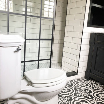 Black And White Bathroom