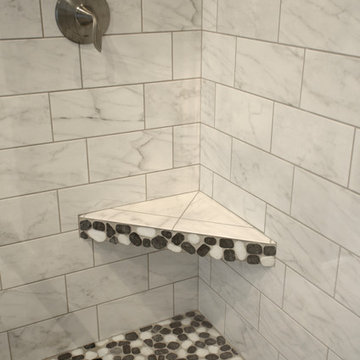 Black and White Cincinnati Bathroom Remodel