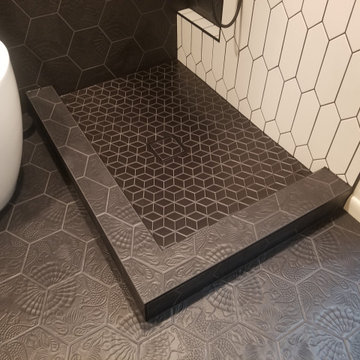 Black and White Master Bathroom Remodel