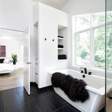 Black and White Modern Contemporary