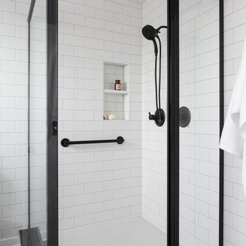 Black + White Bathroom