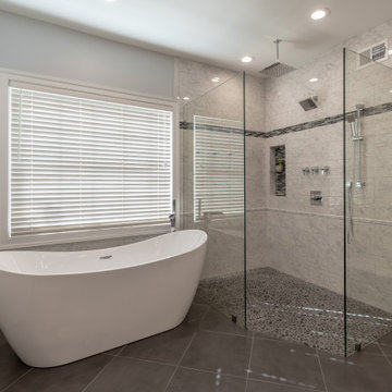 Blissful Feeling, after Relaxing in their New Master Bath in McLean VA