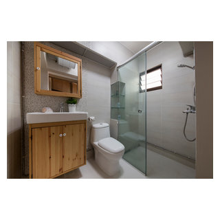 blk 258 compassvale ( muji ) - Asian - Bathroom - Singapore - by Edge  Interior Pte Ltd | Houzz