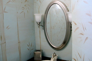 Blue Bamboo Bathroom