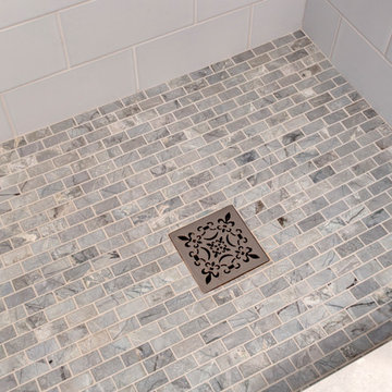 Blue Master Bath