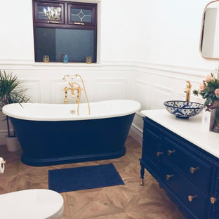 75 Beautiful Victorian Blue Bathroom Ideas & Designs - July 2021 | Houzz AU
