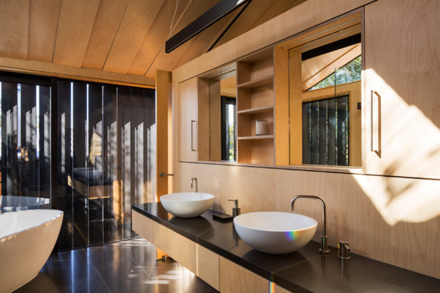 Contemporary Bathroom by Strachan Group Architects