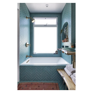 Bohemian Blue Bathroom - Eclectic - Bathroom - Toronto - by The Ensuite Bath & Kitchen Showroom ...