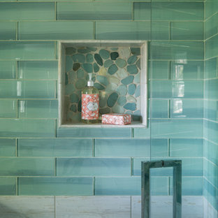 Idee per una piccola stanza da bagno stile marinaro