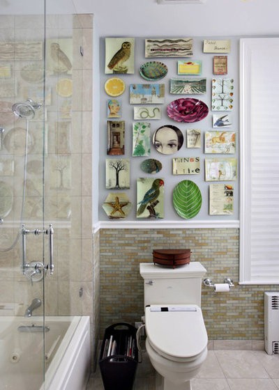 Eclectic Bathroom by Kati Curtis Design