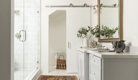 Room Tour: A Storage Area is Transformed into an Elegant Bathroom