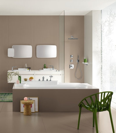 コンテンポラリー 浴室 by Studio41 Home Design Showroom