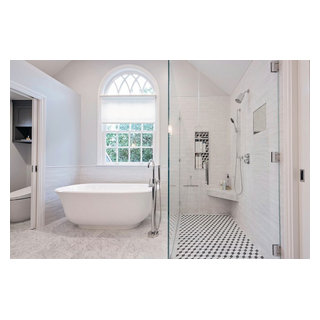 Freestanding Tub Master Bathroom Pacific Palisades