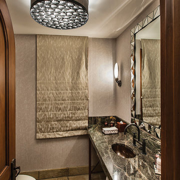 Boyd in Bathrooms: Catacaos Ceiling and Steampunk Sconce