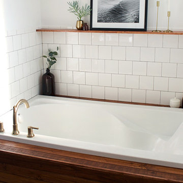 Bre of BrePurposed's Midcentury Inspired Bath