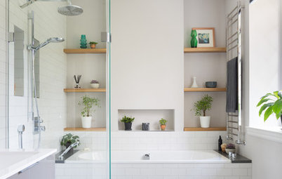 Room Tour: A Long, Thin Bathroom Overhauled With Great Planning