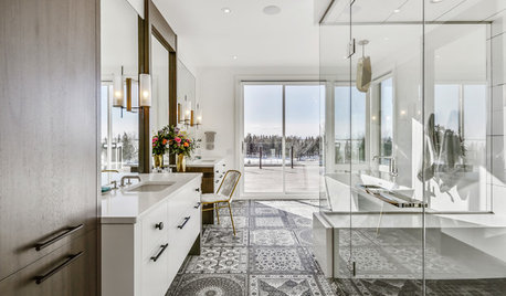 New This Week: 3 Bathrooms With Showstopping Floor Tile