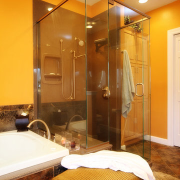 Bright Master Bathroom