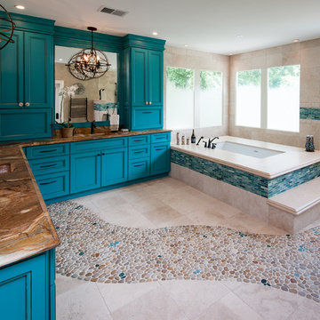 Bright Master Bathroom
