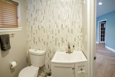 Bathroom - small transitional bathroom idea in Baltimore