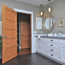 Transitional Bathroom by Greenfield Cabinetry