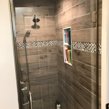 Buffalo- Wood Look Tile Bathroom