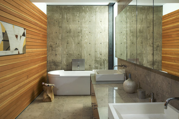 Modern Bathroom by the construction zone, ltd.