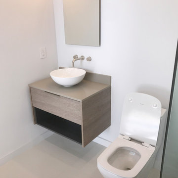 Cabana bathroom vanity+toilet