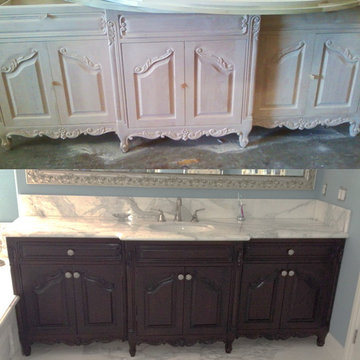 Cabinet Staining and Finishing