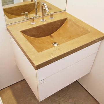 Cabinetry: Contemporary Minimalist Floating Vanity