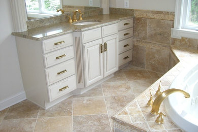 Cabinets with granite countertop